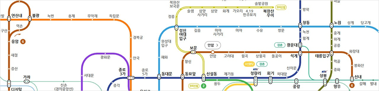 지하철 노선도